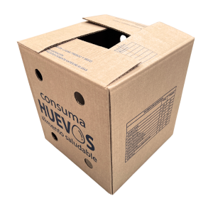 CAJA CARTÓN PARA HUEVOS - 30 x 30 x 33 CM